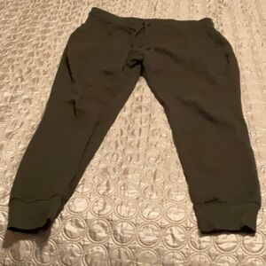 Olive green, all in motion sweatpants, medium